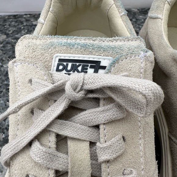 Duke And dexter Ritchie Off-White Sneaker US 7 Leather Suede Shoe . - Picture 4 of 11